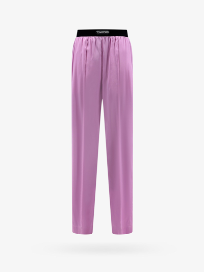 Shop Tom Ford Woman Trouser Woman Pink Pants