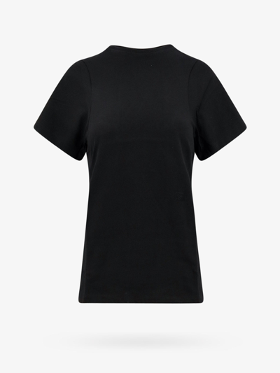 Shop Totême Toteme Woman T-shirt Woman Black T-shirts
