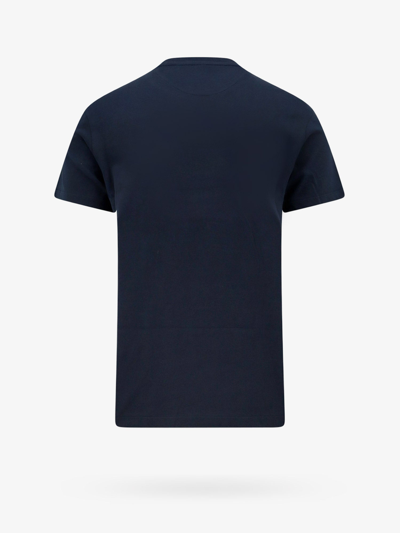 Shop Valentino Man T-shirt Man Blue T-shirts