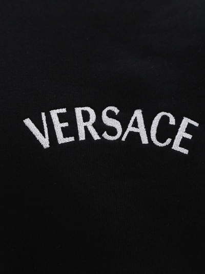 Shop Versace Man Sweatshirt Man Black Sweatshirts