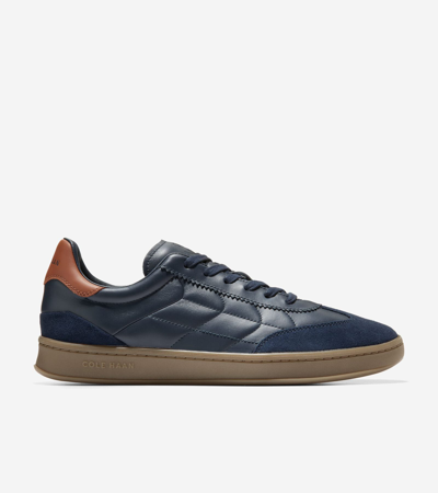 Shop Cole Haan Men's Grandprø Breakaway Sneakers - Blue Size 9 In Navy-british Tan-dark Gum