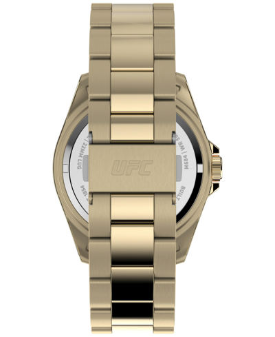 Shop Timex Ufc Men's Debut Analog Gold-tone Stainless Steel Watch, 42mm