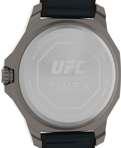 Shop Timex Ufc Men's Reveal Analog Blue Silicone Watch, 41mm