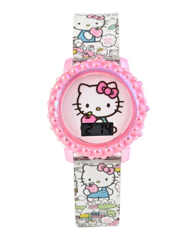 Shop Accutime Kid's Hello Kitty Multi Silicone Watch 32mm