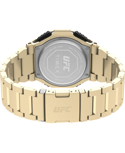 Shop Timex Ufc Men's Colossus Analog-digital Gold-tone Stainless Steel Watch, 45mm