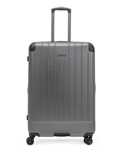 Shop Kenneth Cole Reaction Flying Axis 28" Hardside Expandable Checked Luggage In Silver