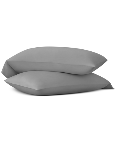 Shop Ugg Laurel Washed Pillowcases, Standard In Seal Grey