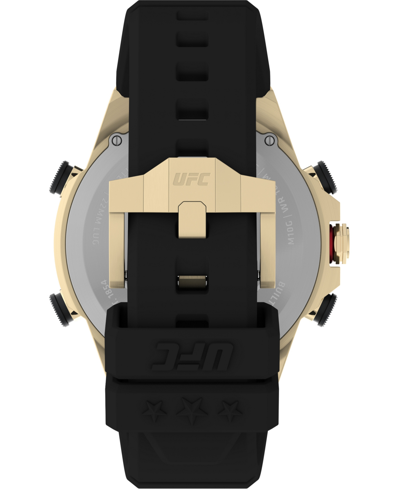 Timex Ufc Men's Kick Digital Black Polyurethane Watch, 49mm In Black