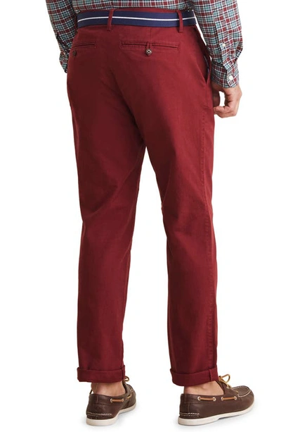 Shop Vineyard Vines On-the-go Slim Fit Performance Pants In Crimson