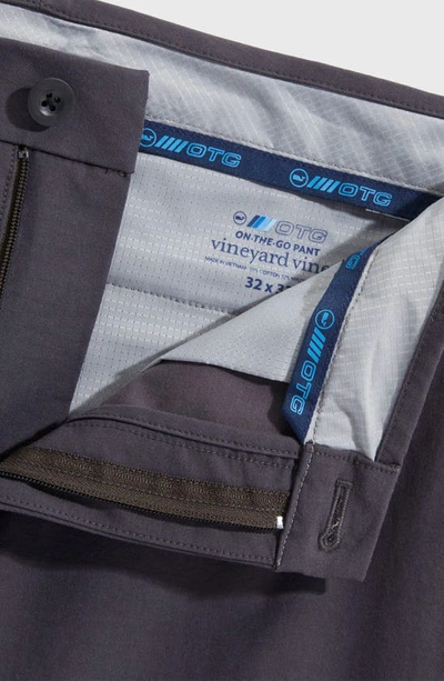 Vineyard Vines On-the-go Slim Fit Performance Pants In Dark Night