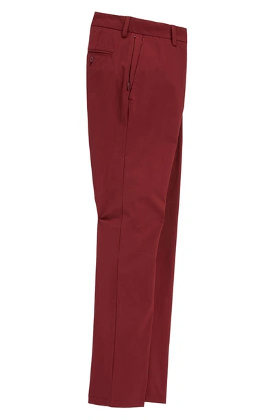 Shop Vineyard Vines On-the-go Slim Fit Performance Pants In Crimson