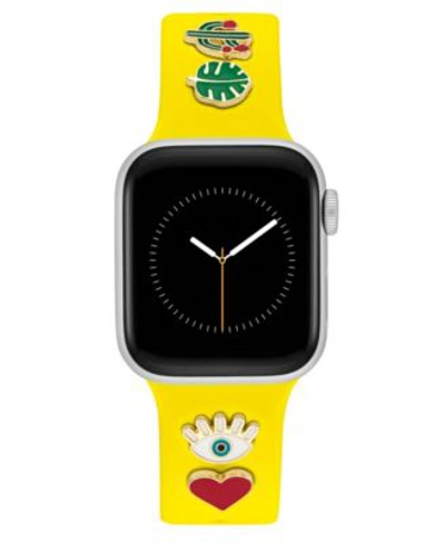 Shop Withit Yellow Smooth Silicone Band With Band Candy Hope Charms