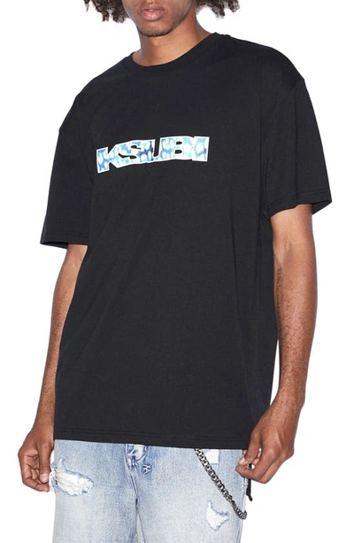 Shop Ksubi Oversize Portal Biggie Graphic T-shirt In Black