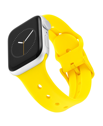 Shop Withit Women's Yellow Smooth Silicone Band With Band Candy Hope Charms Designed For 38/40/41mm Apple Watch