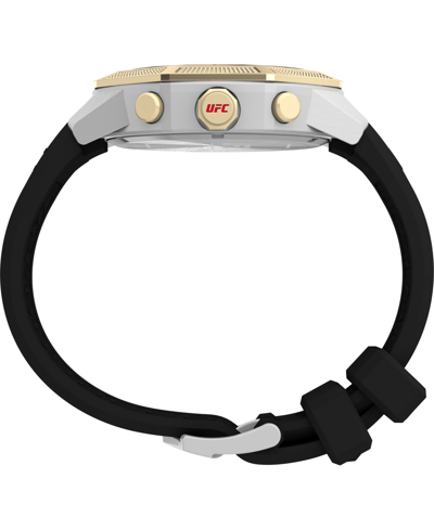 Timex Ufc Men's King Analog Black Silicone Watch, 45mm In Black