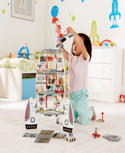 Hape Four-stage Rocket Ship Playset In Multi