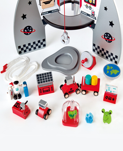 Hape Four-stage Rocket Ship Playset In Multi
