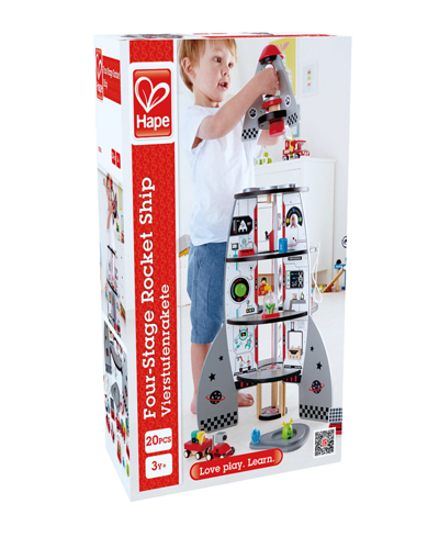 Hape Four-stage Rocket Ship Playset In Multi