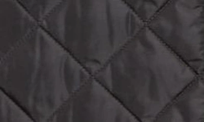 Shop Burberry Meddon Diamond Quilted Nylon Hooded Jacket In Black
