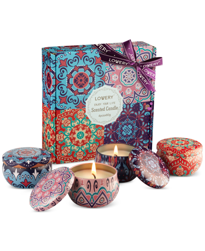 Shop Lovery 4-pc. Travel Candle Gift Set In No Color