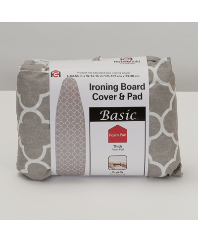 Household Essentials Trellis Cover And Pad In Gray