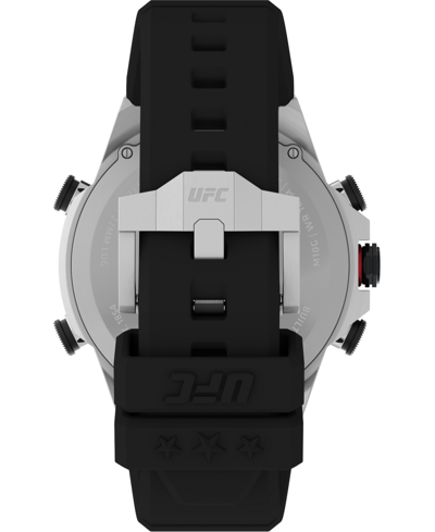 Timex Ufc Men's Kick Digital Black Polyurethane Watch, 49mm In Black