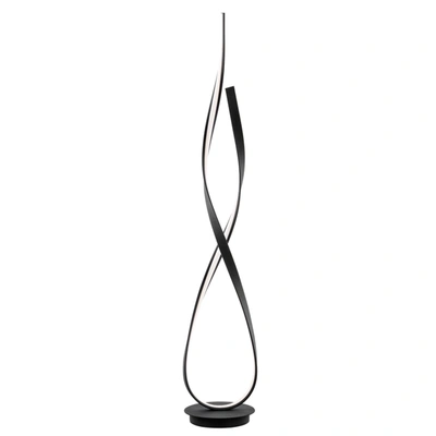 Shop Finesse Decor Matte Black Vienna Led 55" Tall Floor Lamp // Dimmable