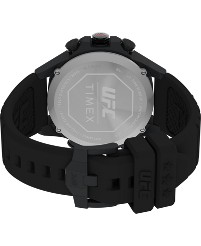 Shop Timex Ufc Men's Kick Digital Black Polyurethane Watch, 49mm