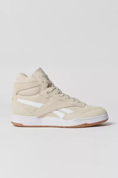 Shop Urban Outfitters Reebok Bb4000 Ii Mid Work Sneaker In Stucco/white, Women's At