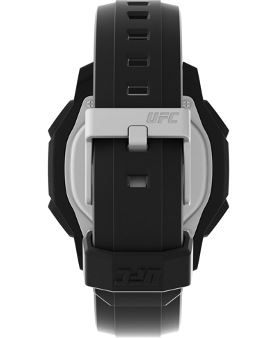 Timex Ufc Men's Spark Digital Black Polyurethane Watch, 46mm In Black