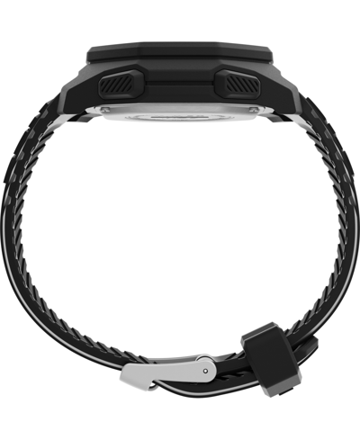 Timex Ufc Men's Spark Digital Black Polyurethane Watch, 46mm In Black