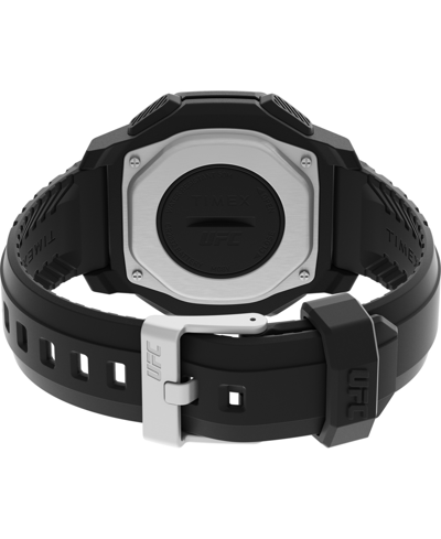 Timex Ufc Men's Spark Digital Black Polyurethane Watch, 46mm In Black