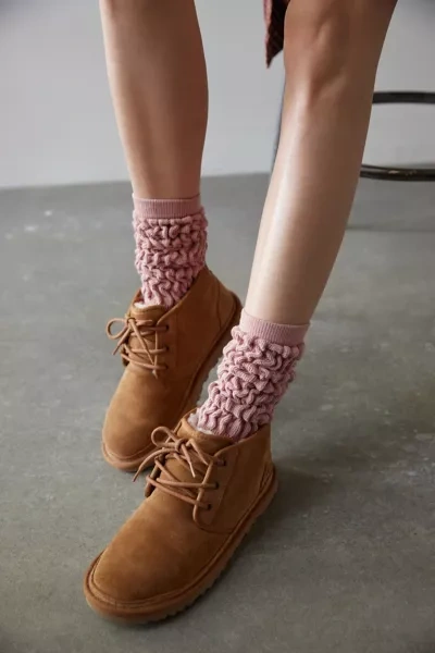 Iets Frans . Slouch Crew Sock In Mauve, Women's At Urban Outfitters In Mauve