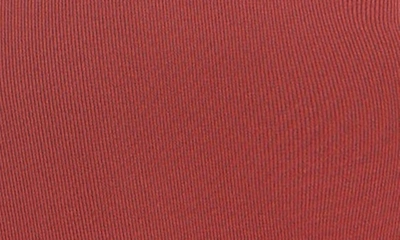 Shop Socialite Open Weave Detail Body-con Midi Sweater Dress In Marsala