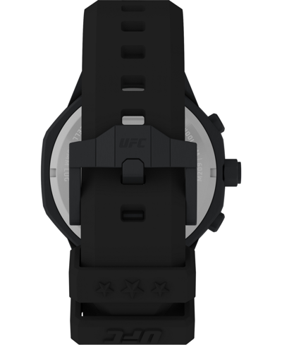 Shop Timex Ufc Men's King Analog Black Silicone Watch, 45mm