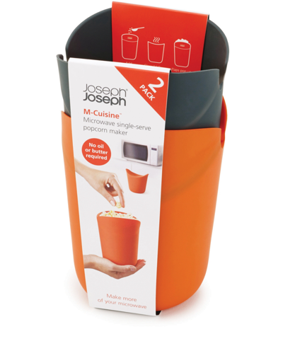 Joseph Joseph M-cuisine Single-serve Popcorn Maker Set Of 2 In Grey