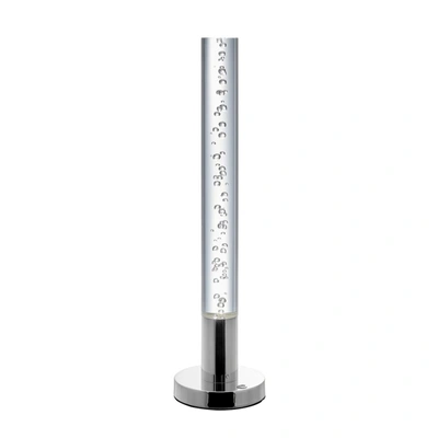 Shop Finesse Decor Acrylic Cylinder Table Lamp // 1 Light With Touch Switch