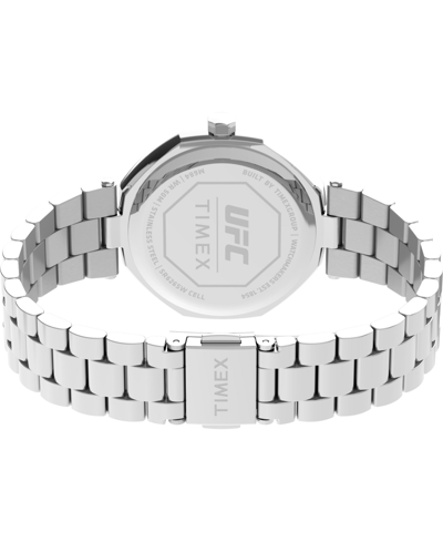 Shop Timex Ufc Women's Jewel Analog Silver-tone Stainless Steel Watch, 36mm