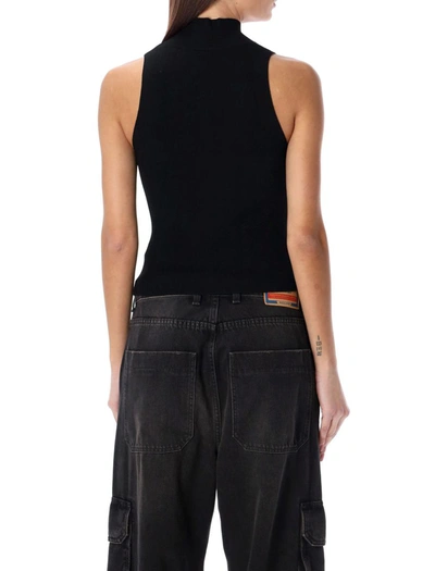 Shop Diesel Top High Neck M Onervax In Black