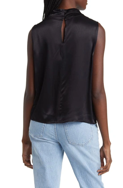 Shop Rails Kaleen Sleeveless Mock Neck Top In Black