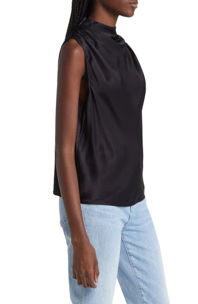 Shop Rails Kaleen Sleeveless Mock Neck Top In Black