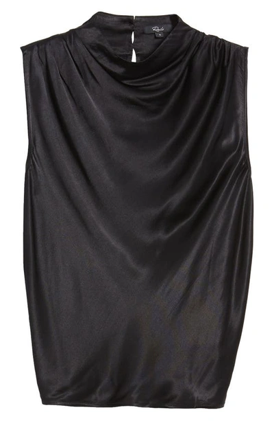 Shop Rails Kaleen Sleeveless Mock Neck Top In Black