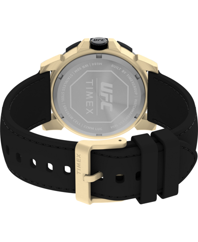 Timex Ufc Men's Champ Digital Black Silicone Watch, 42mm In Black