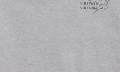 Shop Vineyard Vines Lighthouse Fishing Scene Short Sleeve Dunes T-shirt In Grey Heather