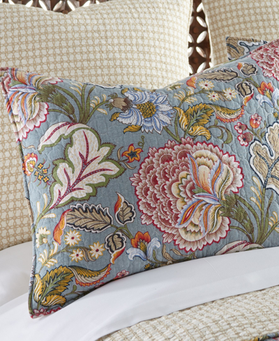 Levtex Angelica Spring Jacobean Floral 2-pc. Quilt Set, Twin In Blue