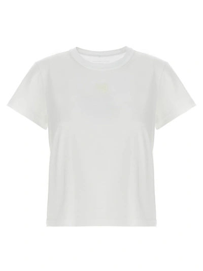 Shop Alexander Wang T T By Alexander Wang 'essential Jsy Shrunk' T-shirt In White