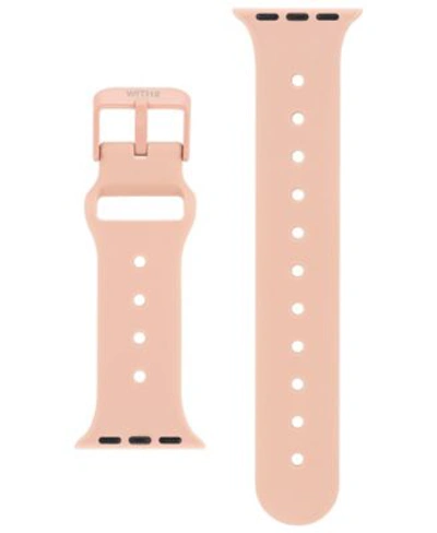 Shop Withit Blush Pink Smooth Silicone Band With Band Candy Happy Charms