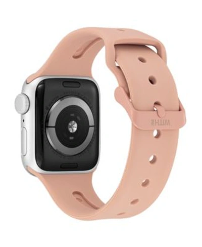 Shop Withit Blush Pink Smooth Silicone Band With Band Candy Happy Charms