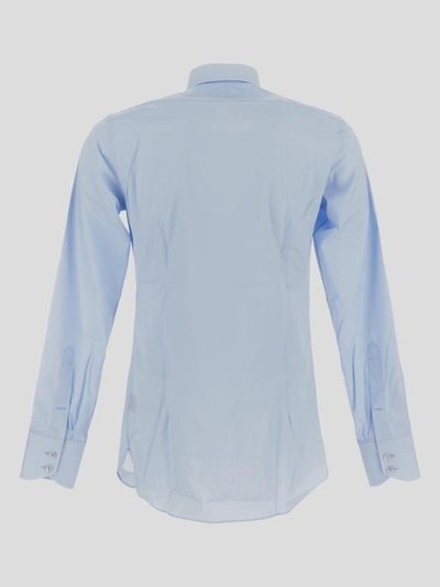 Shop Tom Ford Shirt In Clear Blue