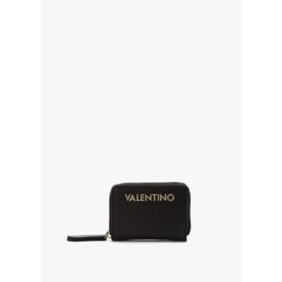 Shop Valentino Special Martu Nero Zip Around Wallet In Black